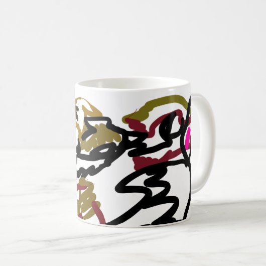 Two wolves Autumn Koffiemok (Voorkant rechts)