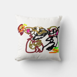 Two wolves Autumn Kussen