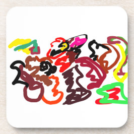 Two wolves autumn lover bier onderzetter