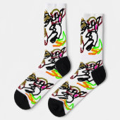 Two wolves Autumn Sokken (Links)