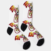 Two wolves Autumn Sokken (Rechts)