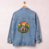 Two wolves denim jacket (Hangar)