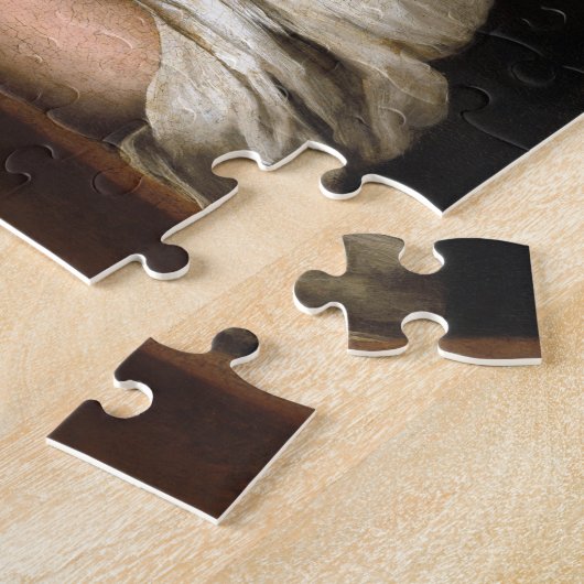 Two Women at a Window by Bartolome Esteban Murillo Legpuzzel (Zijkant)