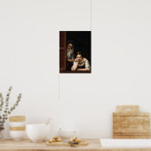 Two Women at a Window by Bartolome Esteban Murillo Poster (Keuken)