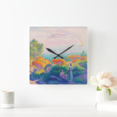 Two Women by the Shore, Mediterranean (1896) Vierkante Klok (Huis)