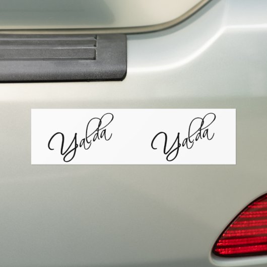 TWO Yalda Bumpersticker (Op auto)