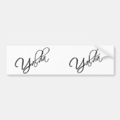 TWO Yalda Bumpersticker (Voorkant)