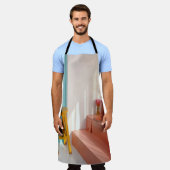 Two yellow wooden bar stools schort (Gedragen)