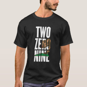 Two Zero Nine 209 Area Code Californië Stockton Mo T-shirt