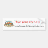 TwoChicks Bumpersticker (Voorkant)