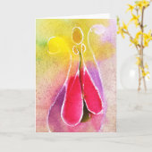 TwoLips Notecard Kaart (Gele Bloem)
