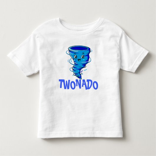 Twonado peuter shirt blauw (Voorkant)