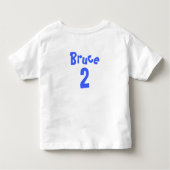 Twonado peuter shirt blauw (Achterkant)