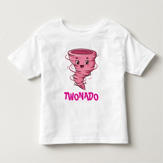 TwoNado peuter shirt Roze (Voorkant)