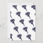 Twonado Twister Tornado Roze Paarse Verjaardag Kaart (Achterkant)