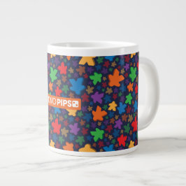 TwoPips: Meeple Print Jumbo Mok