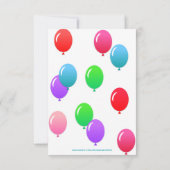 TWOrrific 2e verjaardag ballon banner paars Kaart (Achterkant)