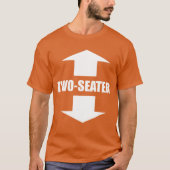 TwoSeater Se sey dirty naughty saying gift gift T-shirt (Voorkant)