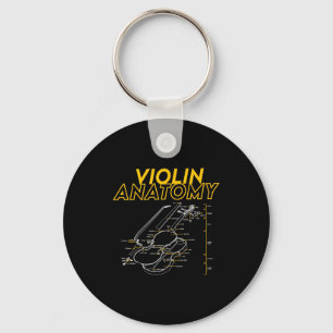 Twoset Violin Viool Anatomie Tekening Diagram Limi Sleutelhanger