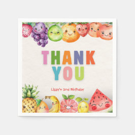 Twotti Fruit Thema Dank u wel Servet