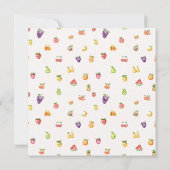 Twotti Fruit Thema Dankjewel kaart (Achterkant)