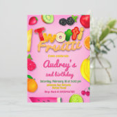 Twotti Fruitti - Fruits Birthday Kaart (Staand voorkant)