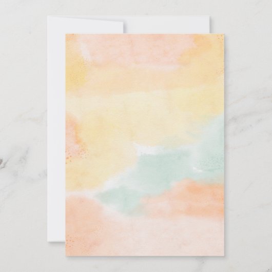 TWOtti Frutti 2e verjaardag Pool Party Kaart (Achterkant)