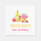 Twotti Frutti 2e Verjaardag Servetten (Voorkant)