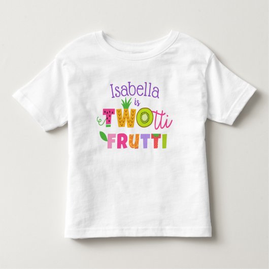 TWOtti Frutti 2e Verjaardag Shirt (Voorkant)