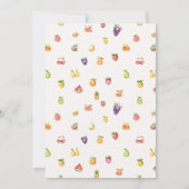 Twotti Frutti 2e verjaardag uitnodiging (Achterkant)