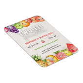 Twotti Frutti 2e verjaardag uitnodiging Magneet (Rechterzijde)