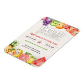 Twotti Frutti 2e verjaardag uitnodiging Magneet (Linkerzijde)
