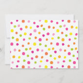 TWOtti Frutti 2e Verjaardag Uitnodiging met Foto (Achterkant)