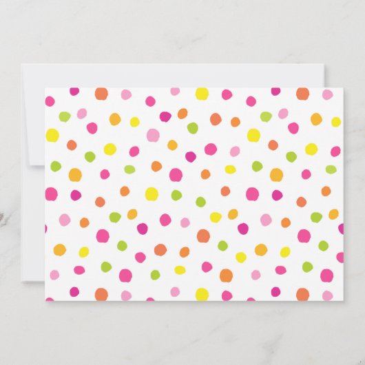 TWOtti Frutti 2e Verjaardag Uitnodiging met Foto (Achterkant)