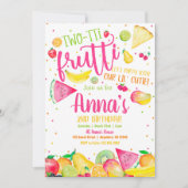 Twotti Frutti Birthday Uitnodiging (Voorkant)