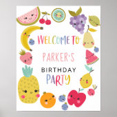 Twotti Frutti Birthday Welcome Poster (Voorkant)