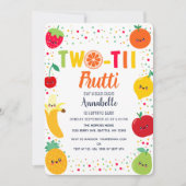 Twotti Frutti Fruit Kinder tweede verjaardag Kaart (Voorkant)
