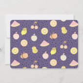 Twotti Frutti Fruit Sinaasappel Foto 2e verjaardag Kaart (Achterkant)