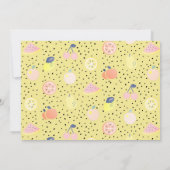 Twotti Frutti Fruit Sinaasappel Foto 2e verjaardag Kaart (Achterkant)