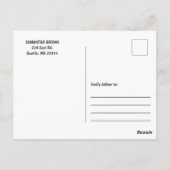 Twotti Frutti Fruity Tweede Verjaardag Bedankt Briefkaart (Achterkant)