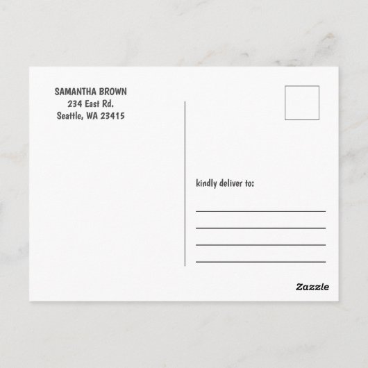 Twotti Frutti Fruity Tweede Verjaardag Bedankt Briefkaart (Achterkant)