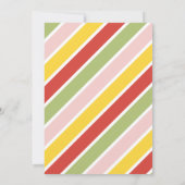 Twotti Frutti Fun Tweede Verjaardagsfeest Kaart (Achterkant)