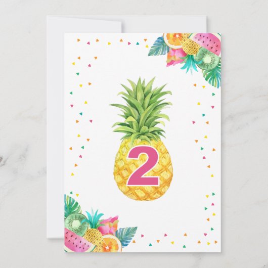 Twotti Frutti Kinderen Aanwezigheid Kaart (Achterkant)