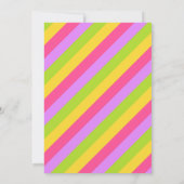 Twotti Frutti Party Zomer 2e Verjaardag Uitnodigin Kaart (Achterkant)