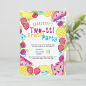 TWOtti Frutti Party Zomer Fruit Cutie Draaien 2 Kaart (Staand voorkant)