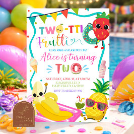 Twotti Frutti Pool Party Initaiton Kaart