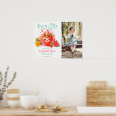 TWOTTI Tutti Frutti Zomerfruit Kinder 2e Verjaarda Poster (Keuken)