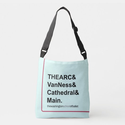 TWSB-locatie en -Tas Crossbody Tas (Voorkant)