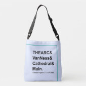 TWSB-locatie & - Tas, Lila Crossbody Tas (Achterkant)