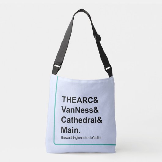 TWSB-locatie & - Tas, Lila Crossbody Tas (Voorkant)